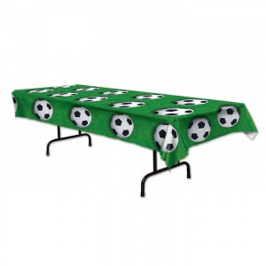 FOOTBALL PARTY TABLECLOTH - 1.37M X 2.74M