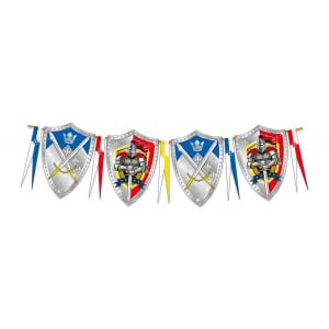 MEDIEVAL KNIGHTS COAT OF ARMS PARTY BUNTING - 6M
