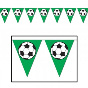FOOTBALL TRIANGLE PARTY BUNTING - 3.65M