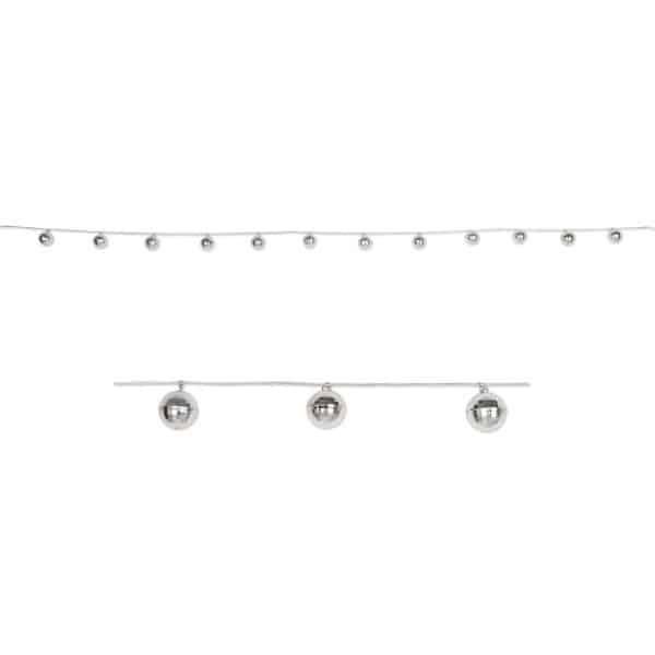 DISCO BALL HANGING PARTY GARLAND - 1.7M