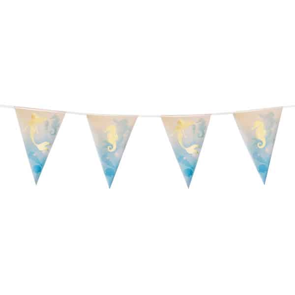 MERMAID UNDER THE SEA FOIL PARTY BUNTING - 4M