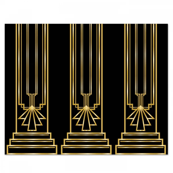 1920'S GREAT GATSBY SCENE SETTER BACKDROP - 9.14M X 1.21M