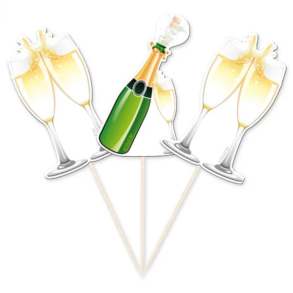 10 X CELEBRATION CHAMPAGNE COCKTAIL STICKS