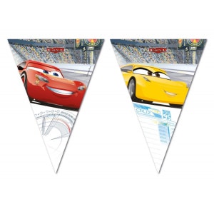 DISNEY CARS 3 TRIANGLE PARTY BUNTING - 3M