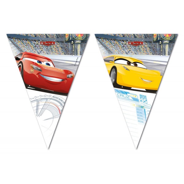 DISNEY CARS 3 TRIANGLE PARTY BUNTING - 3M