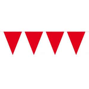 RED TRIANGLE PARTY BUNTING - 10M