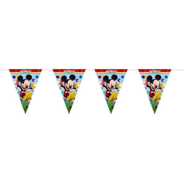 DISNEY MICKEY MOUSE CLUBHOUSE TRIANGLE PARTY BUNTING - 3M