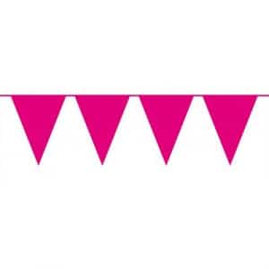 HOT PINK XL TRIANGLE PARTY BUNTING - 10M