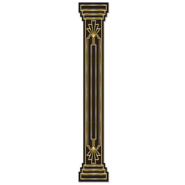 1920'S GREAT GATSBY COLUMN CUTOUT DECORATION - 1.83M