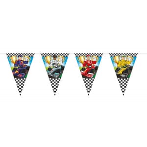 FORMULA RACING XL TRIANGLE PARTY BUNTING - 6M