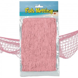 PINK UNDER THE SEA FISH NETTING - 1.2M X 3.65M