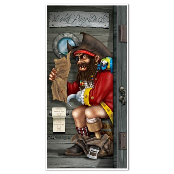 PIRATE LOO DOOR COVER - 76CM X 1.52M