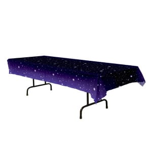 STARRY NIGHT SPACE PARTY TABLECLOTH - 2.74M X 1.37M