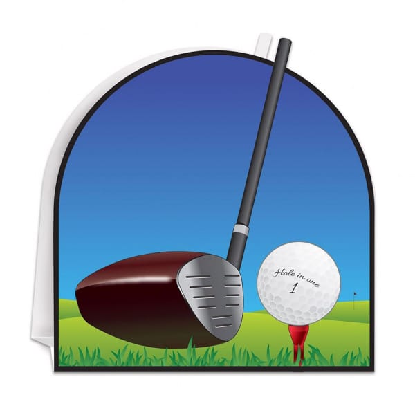 GOLF 3D TABLE DECORATION - 23CM X 23CM