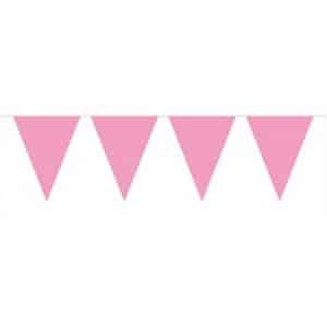 PINK XL TRIANGLE PARTY BUNTING - 10M