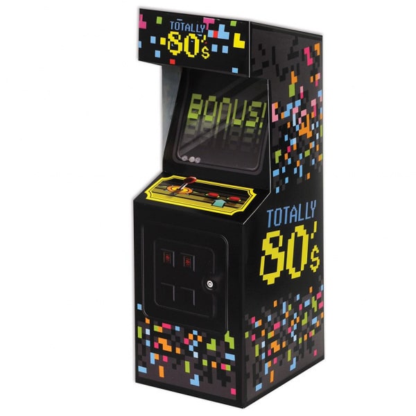 TOTALLY 80'S RETRO ARCADE GAME TABLE DECORATION - 26CM