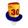 30TH BIRTHDAY COLOURFUL PARTY TOP HAT
