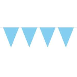 BABY BLUE TRIANGLE PARTY BUNTING - 10M