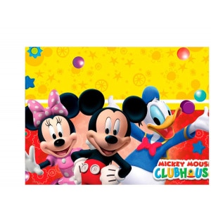 DISNEY MICKEY MOUSE CLUBHOUSE PARTY TABLECLOTH - 1.2M X 1.8M