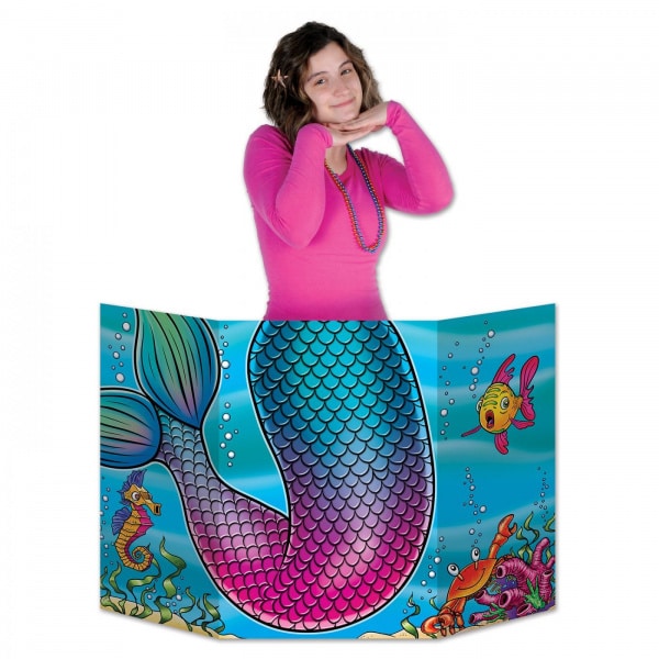 MERMAID TAIL PHOTO PROP - 94CM X 64CM