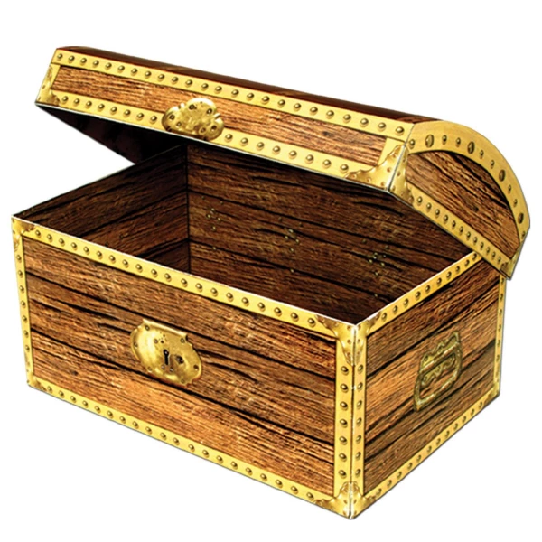 PIRATE'S TREASURE CHEST DECORATION - 20CM