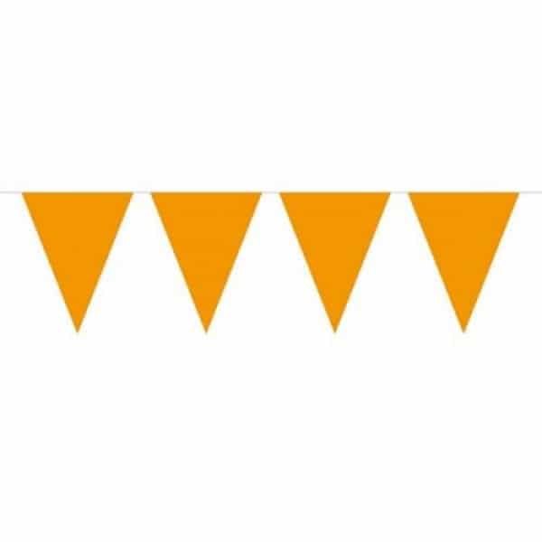 ORANGE XL TRIANGLE PARTY BUNTING - 10M