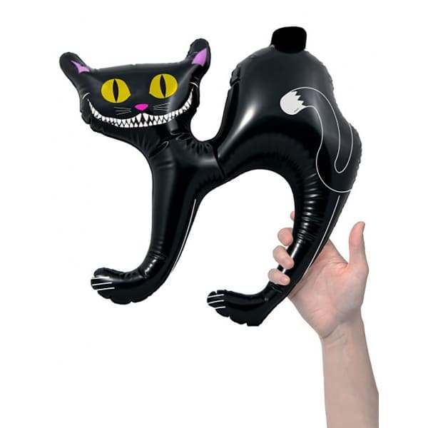 INFLATABLE HALLOWEEN BLACK CAT - 41CM