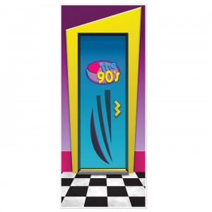 I LOVE THE 90'S DOOR COVER - 76CM X 1.83CM