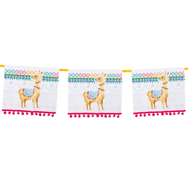 FUN MEXICAN LLAMA LARGE PARTY BUNTING - 4M