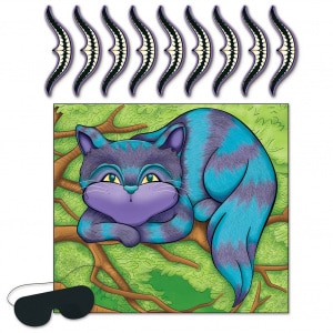 PIN THE GRIN ON THE CHESHIRE CAT PARTY GAME - 41CM X 45CM