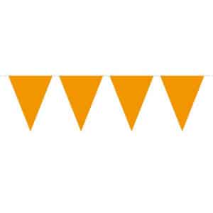 ORANGE MINI TRIANGLE PARTY BUNTING - 3M