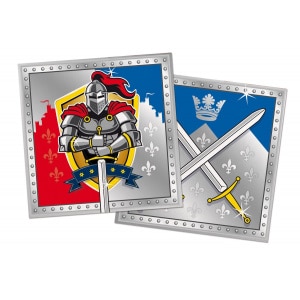 20 X MEDIEVAL KNIGHTS PARTY NAPKINS - 33CM