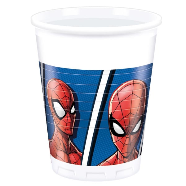 8 X MARVEL SPIDER-MAN PARTY CUPS - 200ML