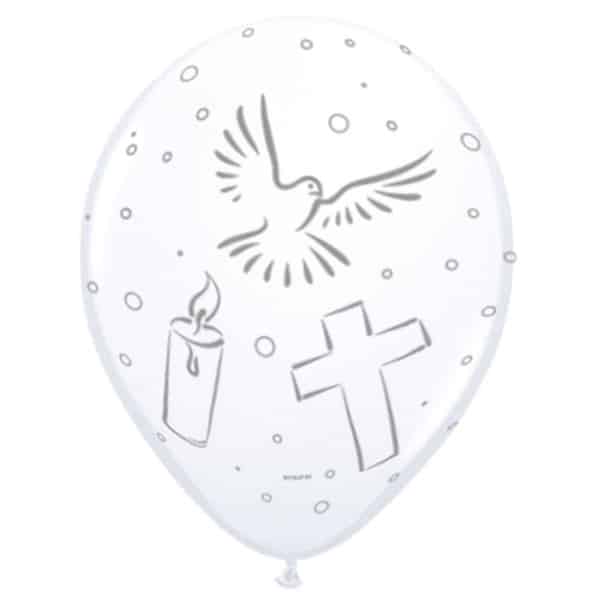 8 X CONFIRMATION / BAPTISM DELUXE PARTY BALLOONS - 30CM