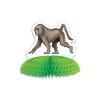 8 X Safari Animal Mini Table Decorations - 7.5cm -14cm