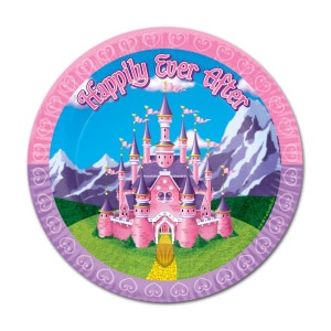 8 x Princess Happily Ever After Disposable Paper Plates