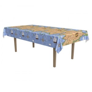 Pirate Treasure Map Party Tablecloth - 2.75m X 1.37m