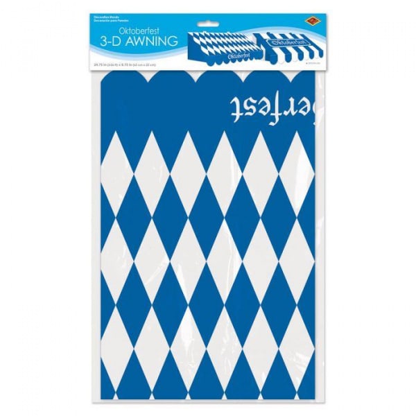 Oktoberfest Bierkeller 3-D  Awning Wall Party Decoration