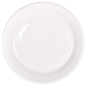 8 x White Paper Party Plates - 23cm