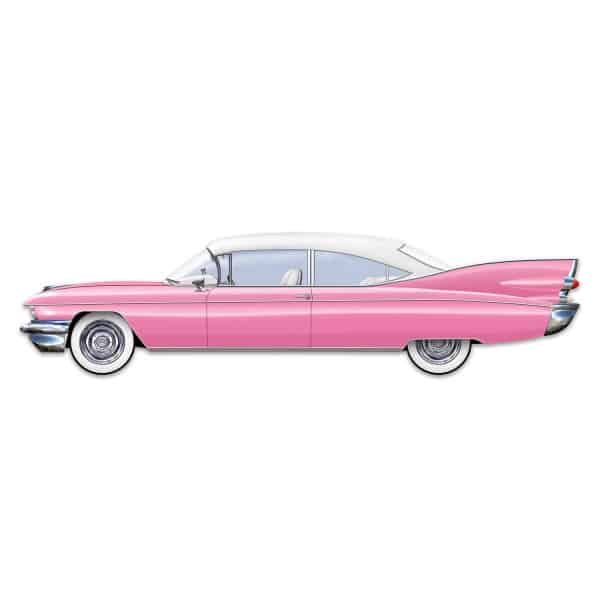 Large 50's Pink Cruisin' Car Party Decoration - 182cm