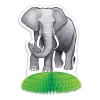 8 X Safari Animal Mini Table Decorations - 7.5cm -14cm