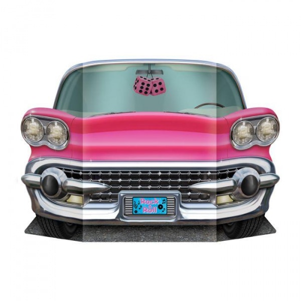 Pink Convertible Car Photo Prop - 94cm X 64cm