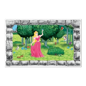 Fairy-tale Garden Princess Insta-Mural Scene Setter - 96.5cm X 157.5cm