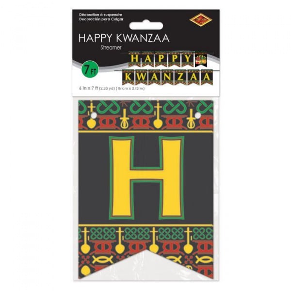 Happy Kwanzaa Party Letter Banner - 1.3m