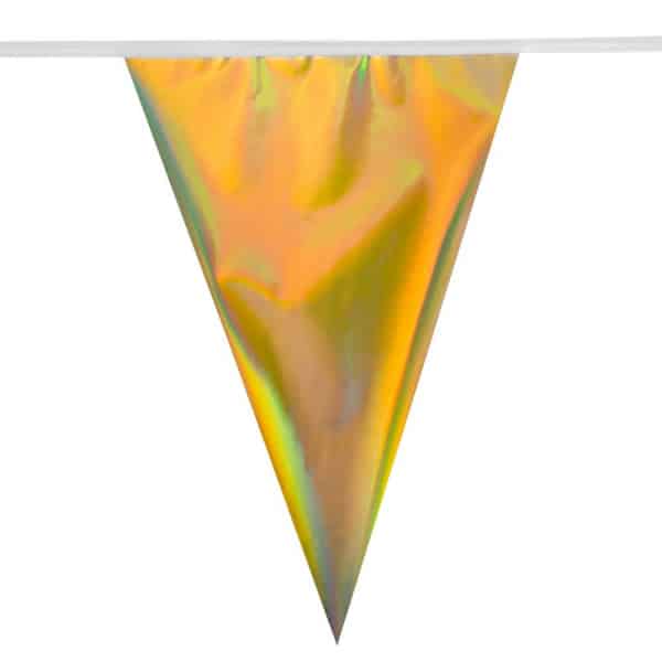 Magical Unicorn Holographic Foil Triangle Flag Bunting - 4m