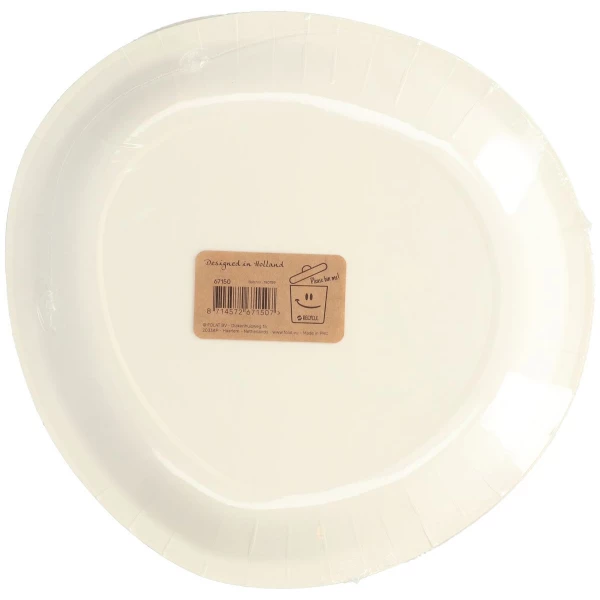 8 x Happy 50th Birthday Elegant Lush Blush Disposable Paper Plates