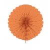 Salmon Pink Honeycomb Hanging Fan Decoration - 45cm