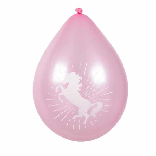 6 x Magical Unicorn Deluxe Party Balloons 25cm