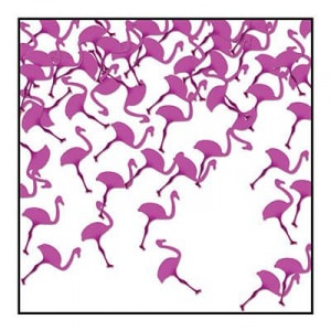 Pink Flamingo Metallic Table Confetti - 28G