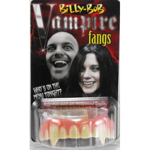 Billy Bob Vampire Fangs Fake Teeth With Fixer